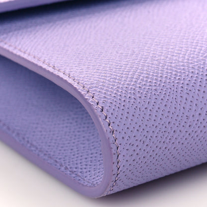 Salvatore Ferragamo Hammered Calfskin Mini Gancini Icona Bag Violet 6 of 7