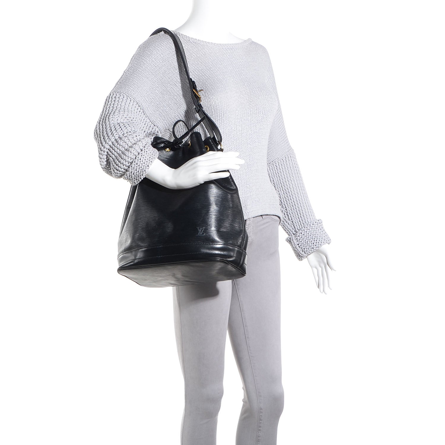 Louis Vuitton Epi Noe Black 2 of 7