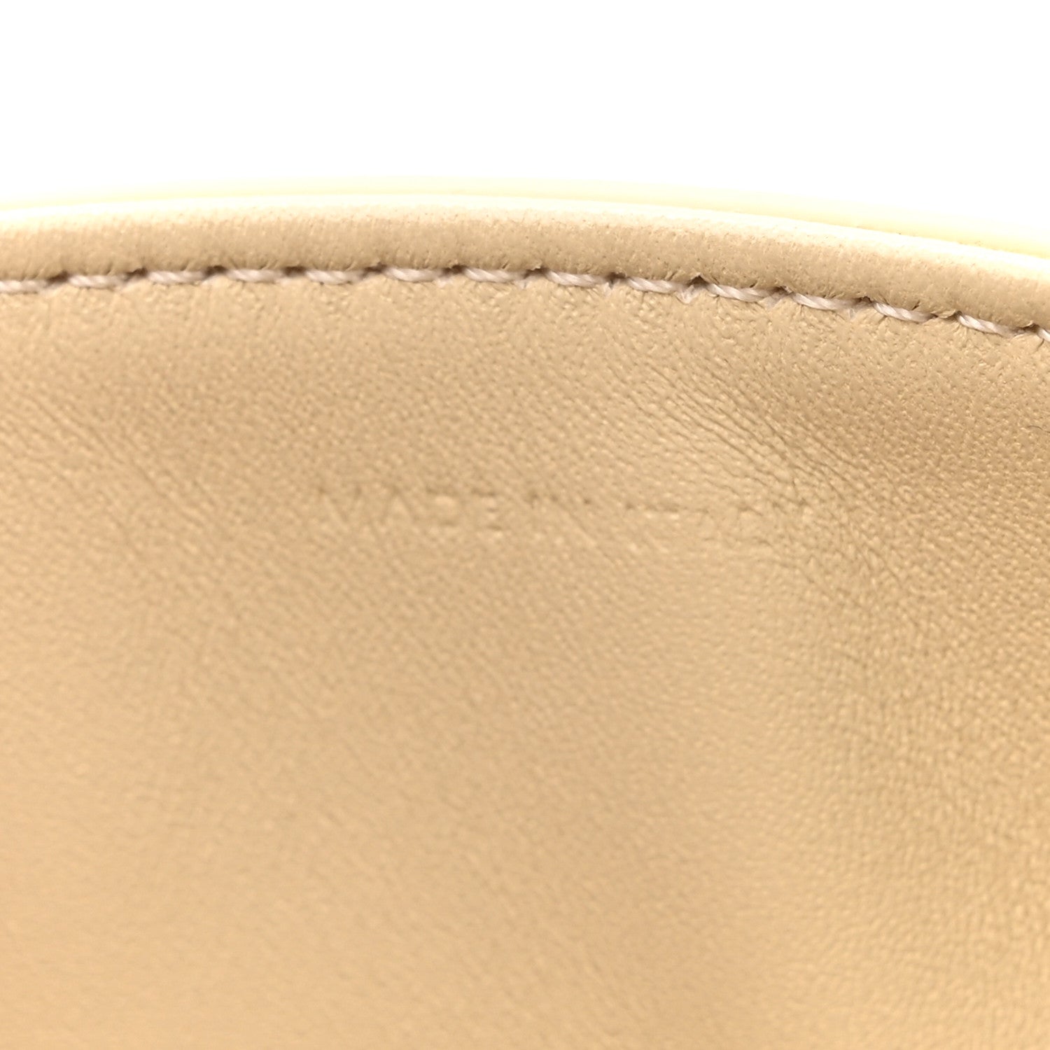 Celine Natural Calfskin Triomphe Shoulder Bag Ivory 7 of 14