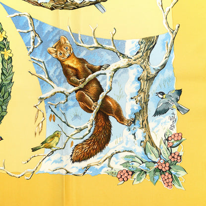 Hermes Silk Les Quatre Saisons Scarf 90 3 of 4