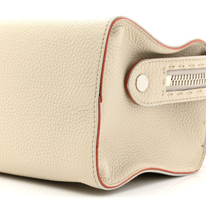 Fendi Cuoio Romano Selleria Lei Boston Tote Latte 8 of 14