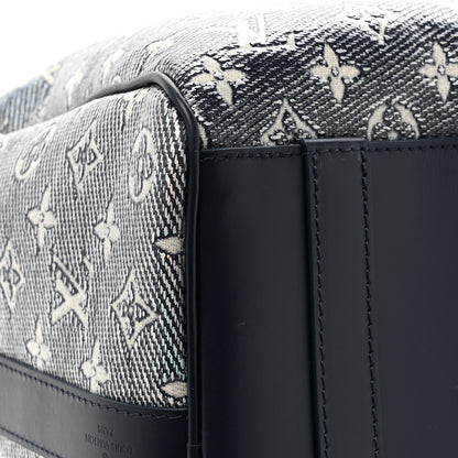 Louis Vuitton Monoglam Keepall 45 Blue 12 of 13