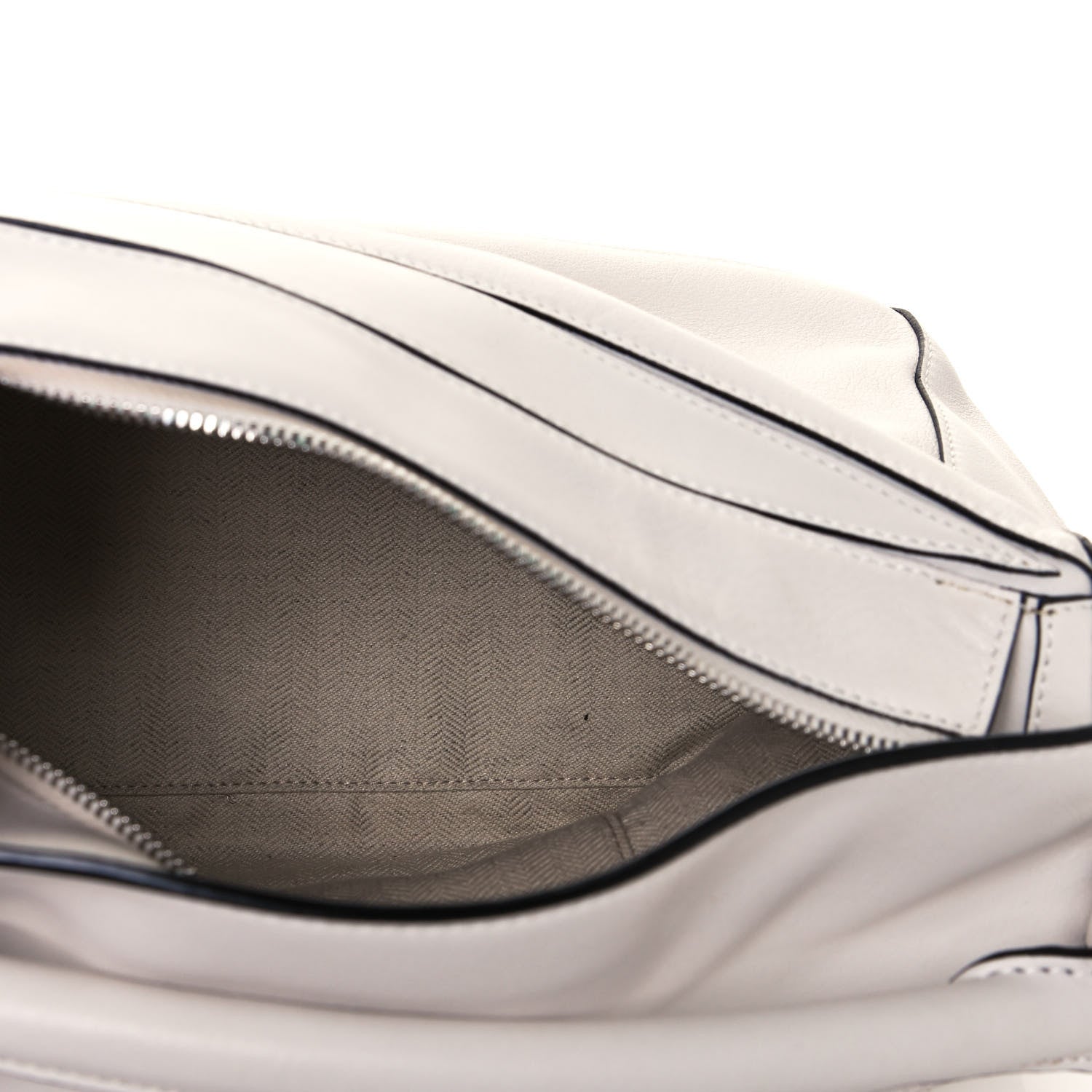 Loewe Calfskin Medium Puzzle Bag White 4 of 15