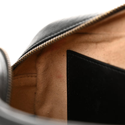 Gucci Calfskin Matelasse Small GG Marmont Chain Shoulder Bag Black 13 of 17