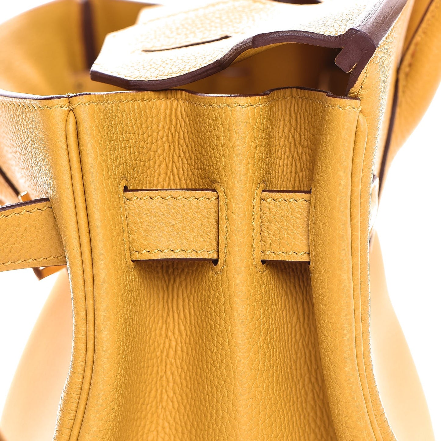 Togo Birkin 30 Jaune Ambre