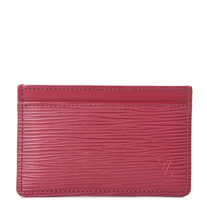Louis Vuitton Epi Card Holder Fuchsia 1 of 8