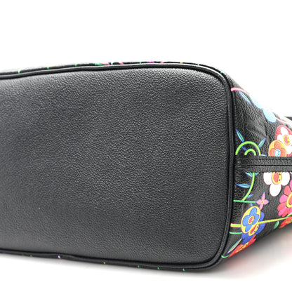 Louis Vuitton LV X TM Empreinte Flowers Neverfull MM Black 10 of 10