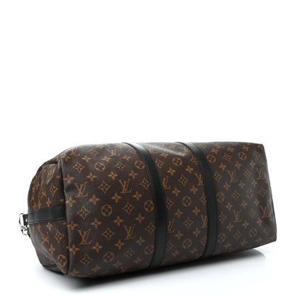 Louis Vuitton Monogram Macassar Keepall Bandouliere 45 4 of 9
