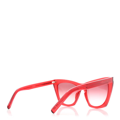 Saint Laurent New Wave SL214 Kate Cat Sunglasses Red 4 of 7