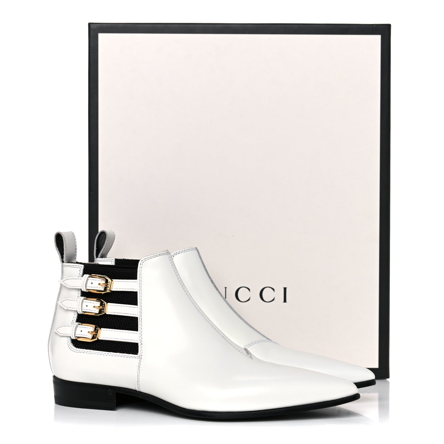 Gucci Cordovan Lux Ankle Boots 38 White 16 of 16