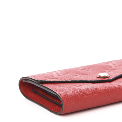 Louis Vuitton Empreinte Compact Curieuse Wallet Cherry 7 of 9