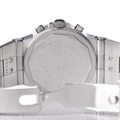 Bulgari Stainless Steel 35mm Diagono Chronograph Automatic Watch Black 6 of 6