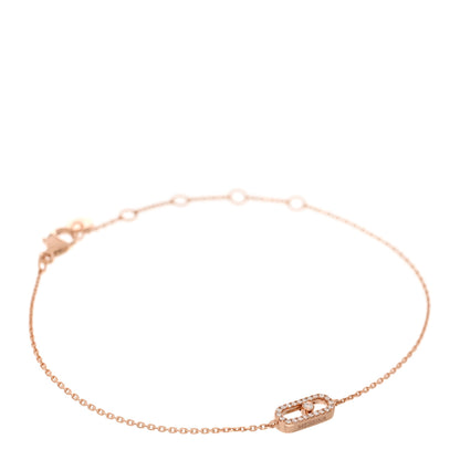 Messika 18K Rose Gold Diamond Messika Care(s) Pave Bracelet 1 of 5