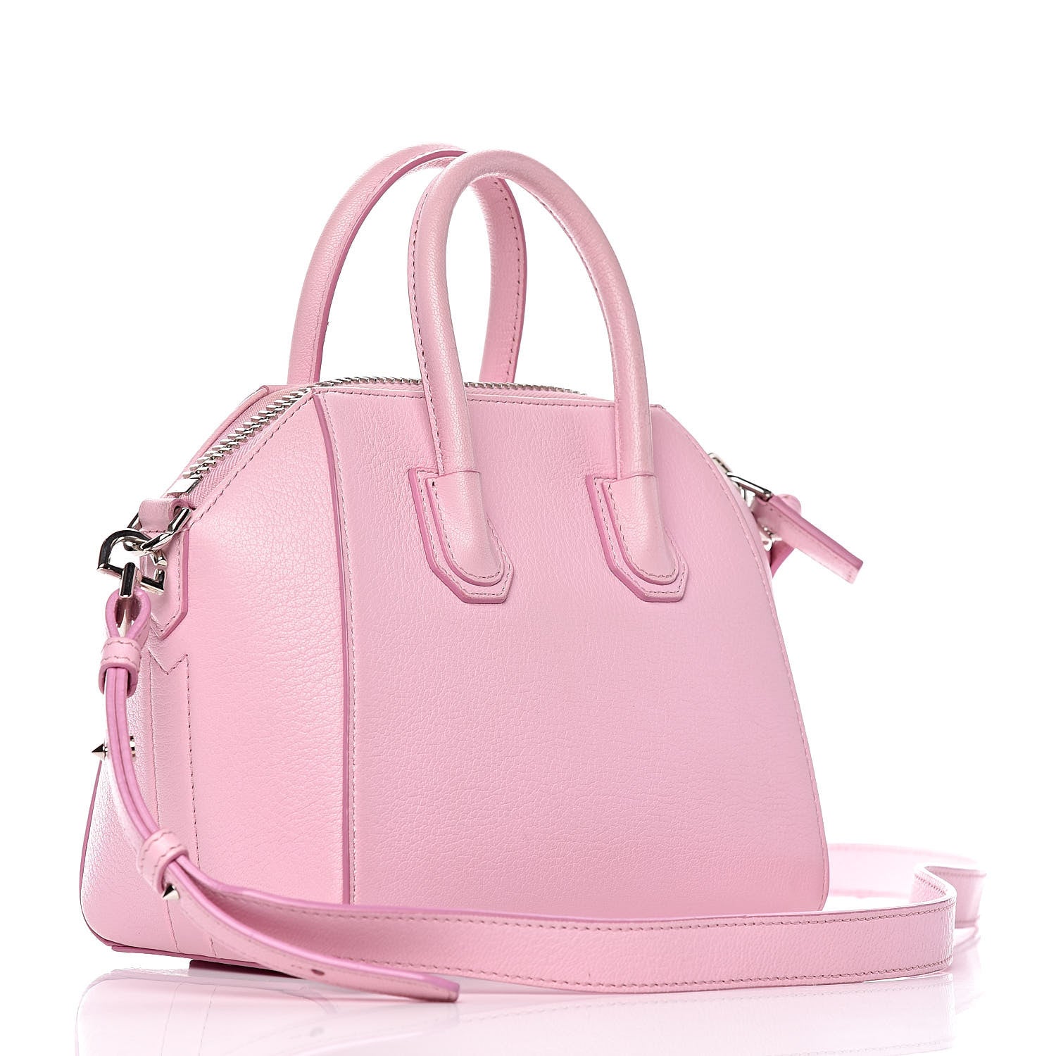 Givenchy Sugar Goatskin Mini Antigona Bright Pink 3 of 18