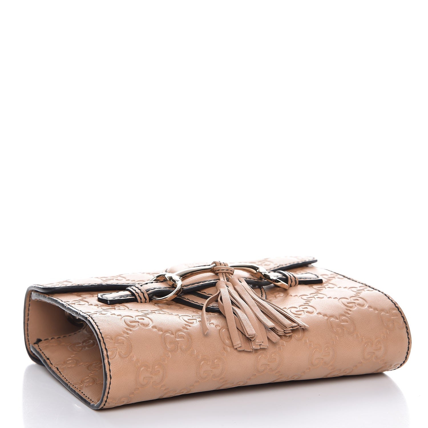 Gucci Guccissima Mini Emily Chain Shoulder Bag Camelia 4 of 7