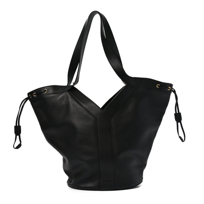 Saint Laurent Santorini Lux Calfskin Y Drawstring Tote Black 1 of 10