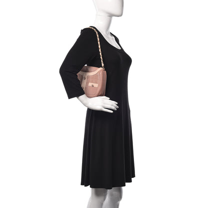 Chanel Calfskin Quilted Small Girl Shoulder Bag Beige 2 of 13