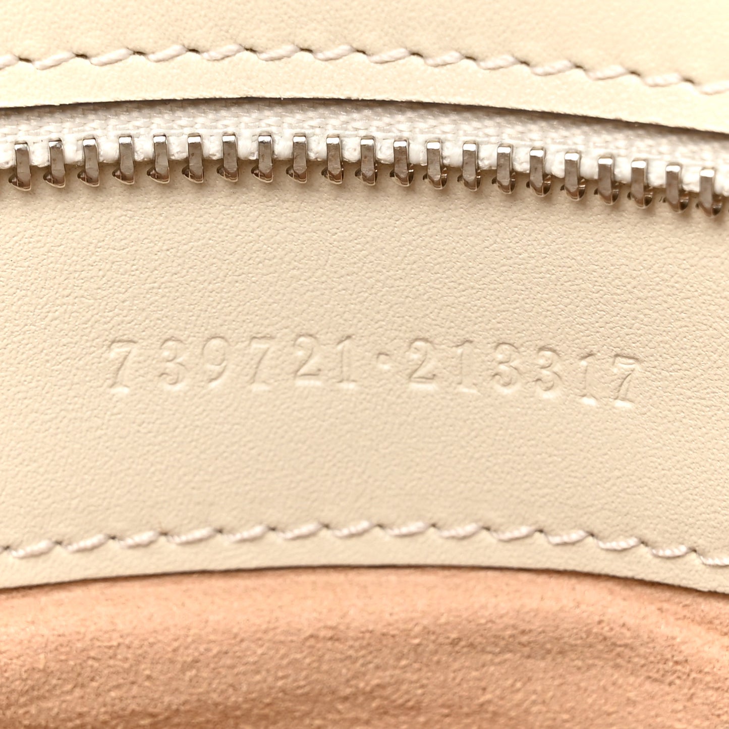 Senna Calfskin Petite GG Top Handle Shoulder Bag Mystic White