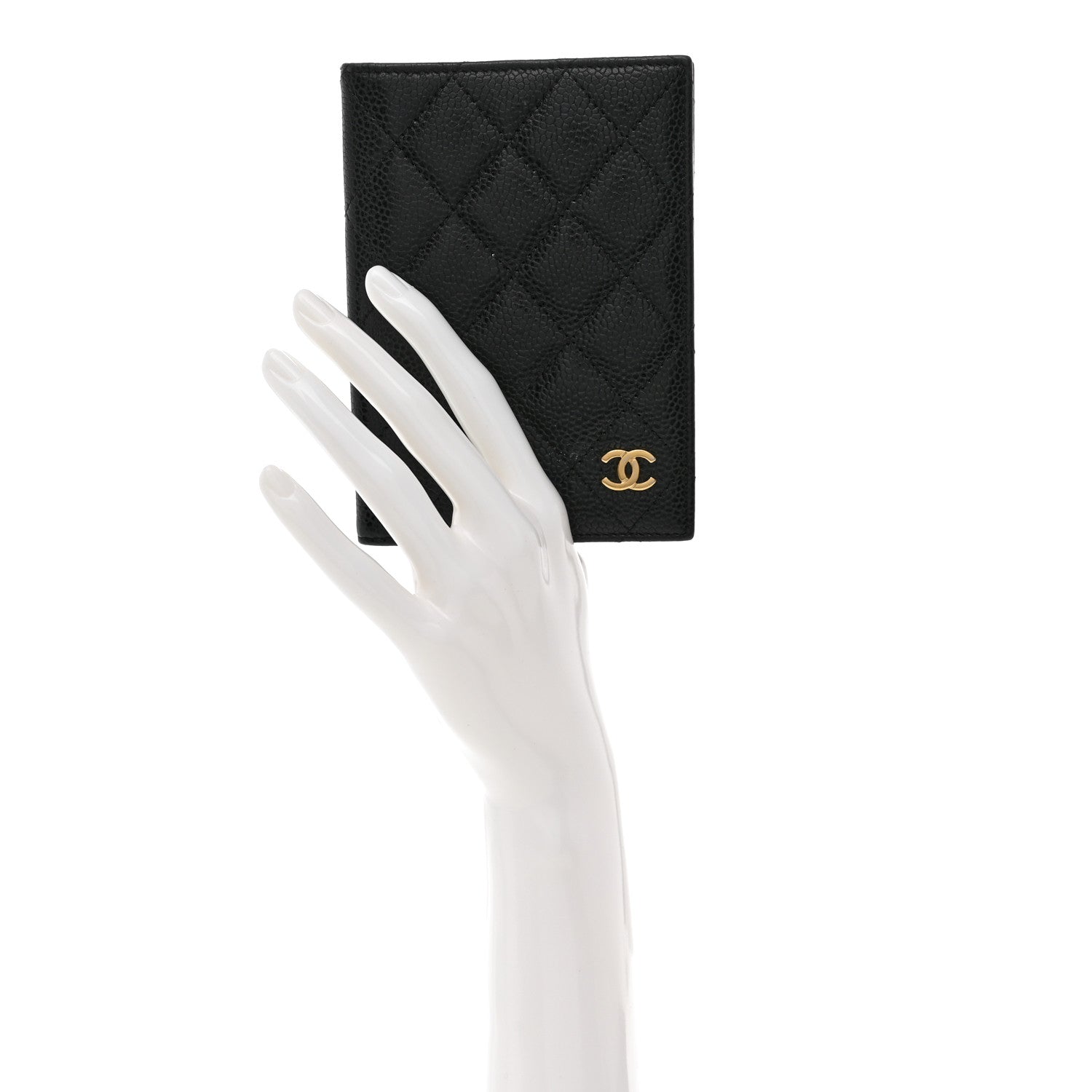 Chanel Caviar Quilted Passport Holder Black 2 of 10