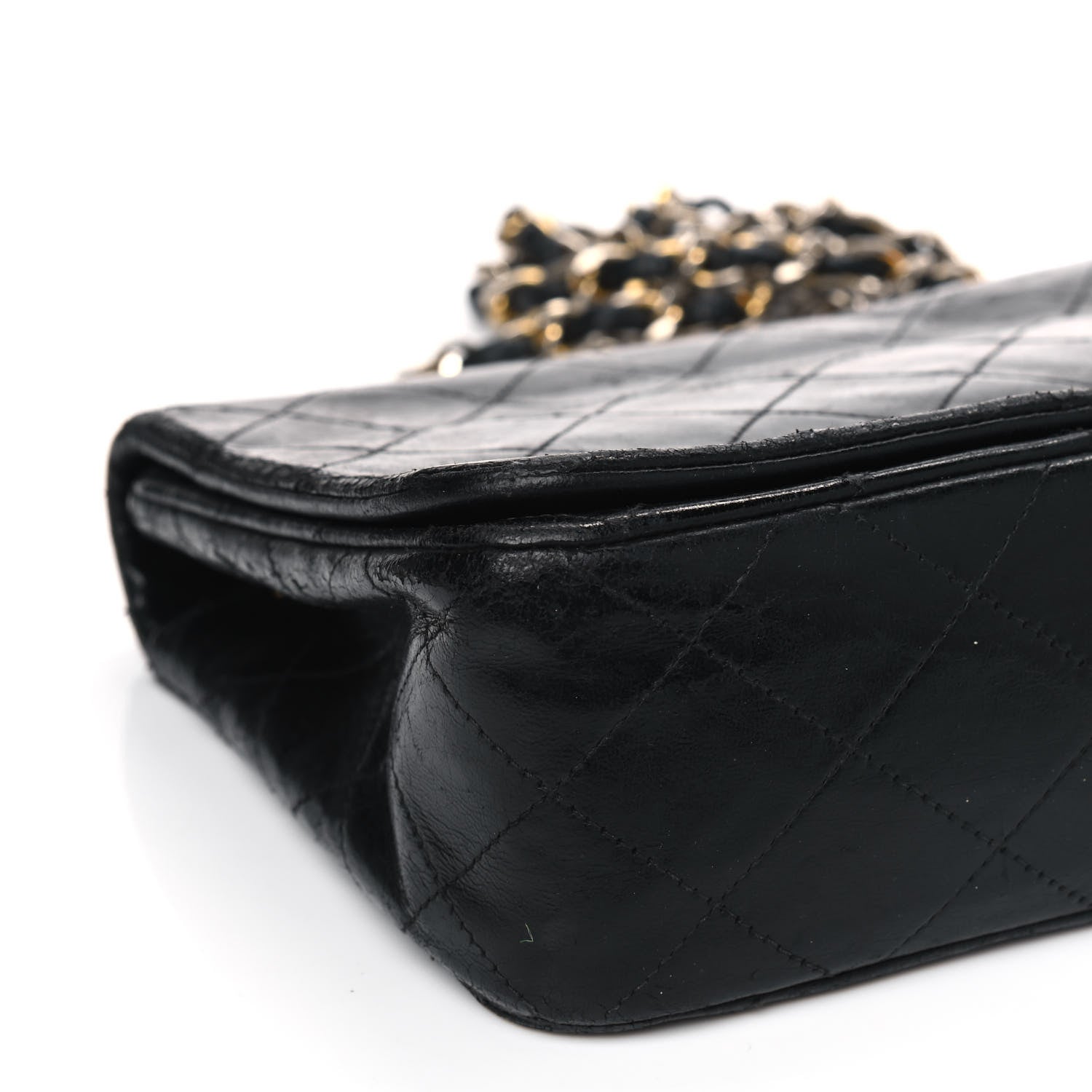 Chanel Lambskin Quilted Small Single Flap Black 7 of 14