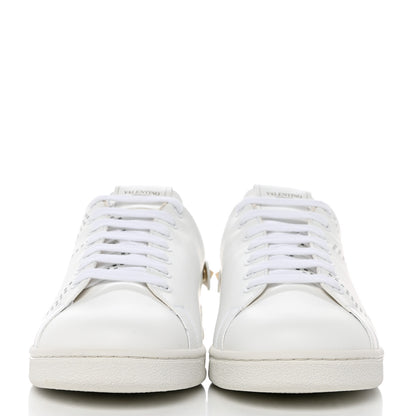 Valentino Garavani Calfskin Mens Backnet Sneakers 43 White 2 of 8