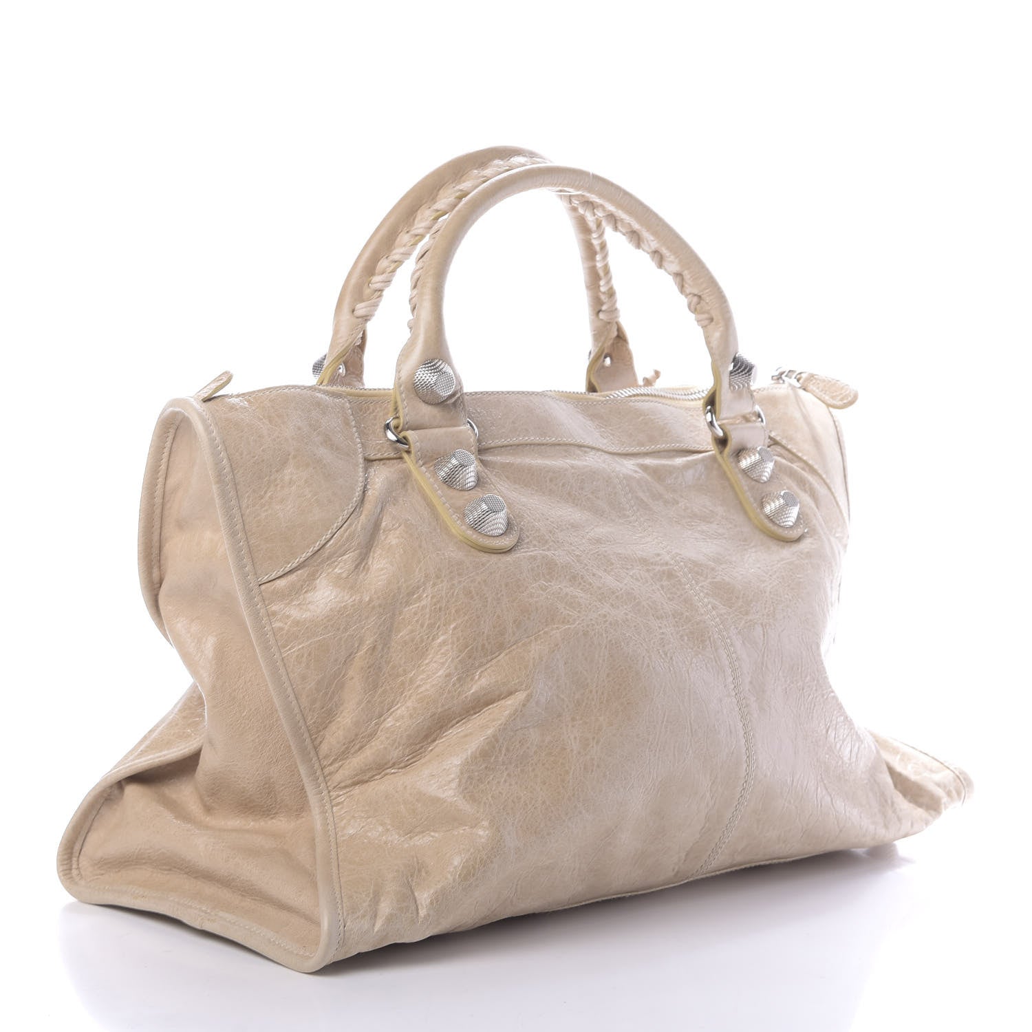 Balenciaga Agneau Giant 21 Silver Hardware Work Sahara 3 of 9