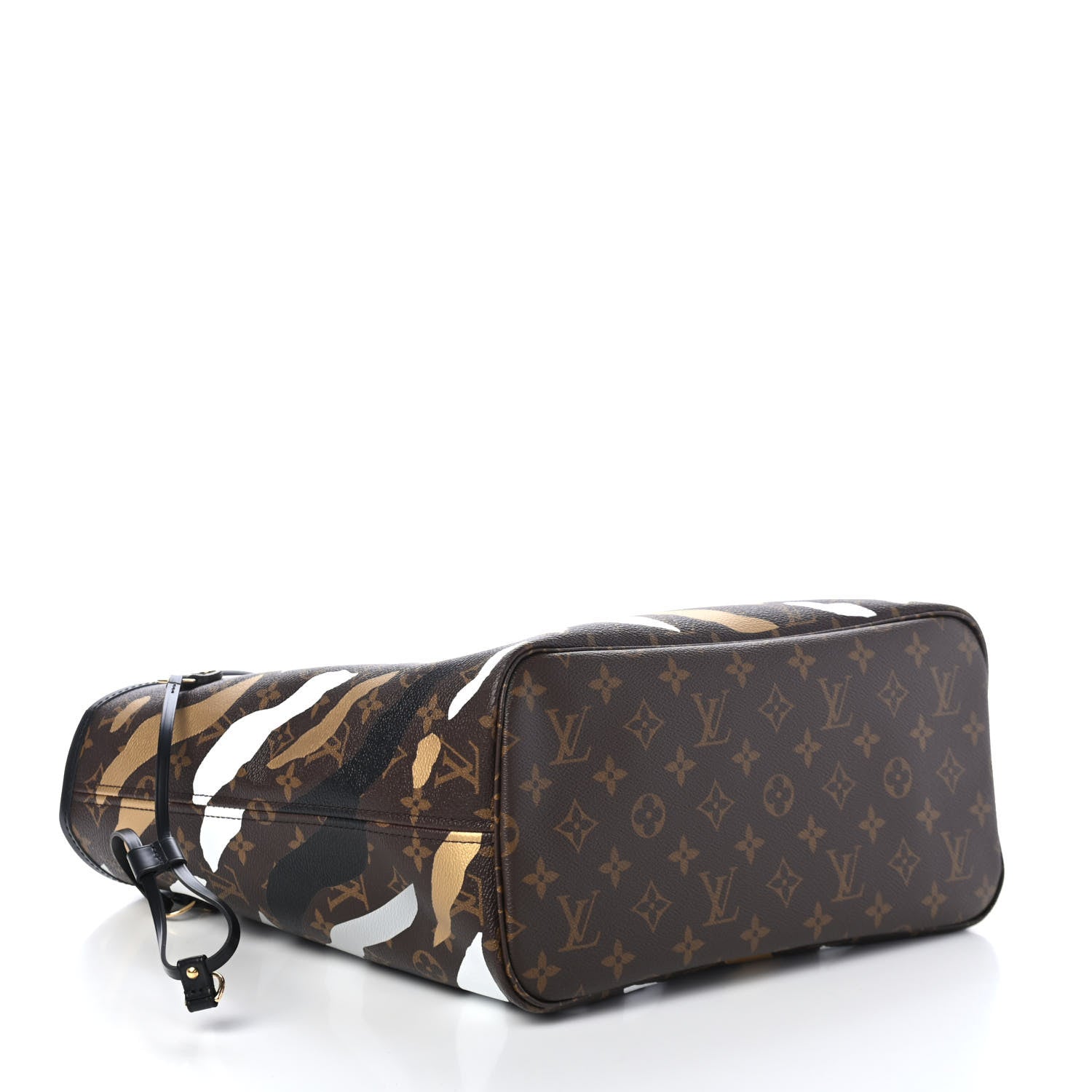 Louis Vuitton X LOL Monogram Neverfull MM Gold Silver 3 of 4