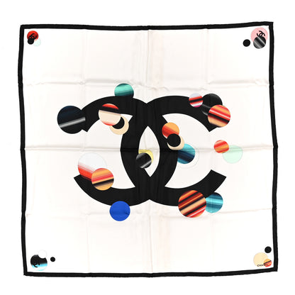Chanel Silk CC Planet Scarf Multicolor 1 of 3