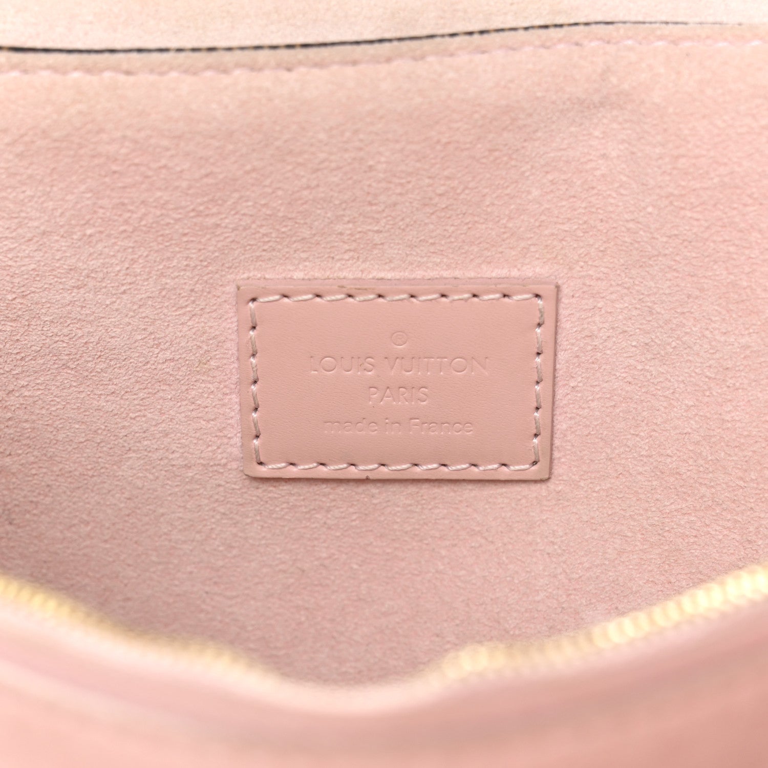 Louis Vuitton Damier Ebene Caissa Clutch Rose Ballerine 6 of 13