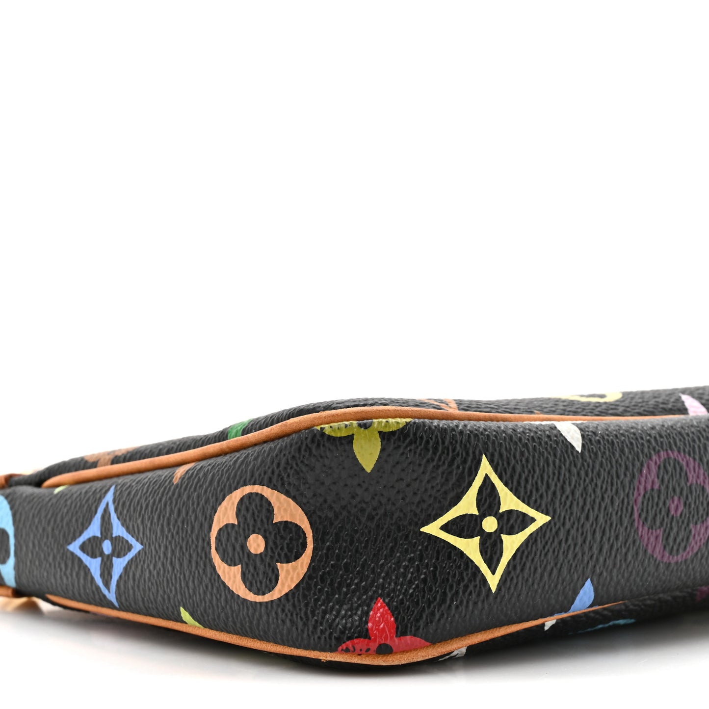 Monogram Multicolor Pochette Accessories Black