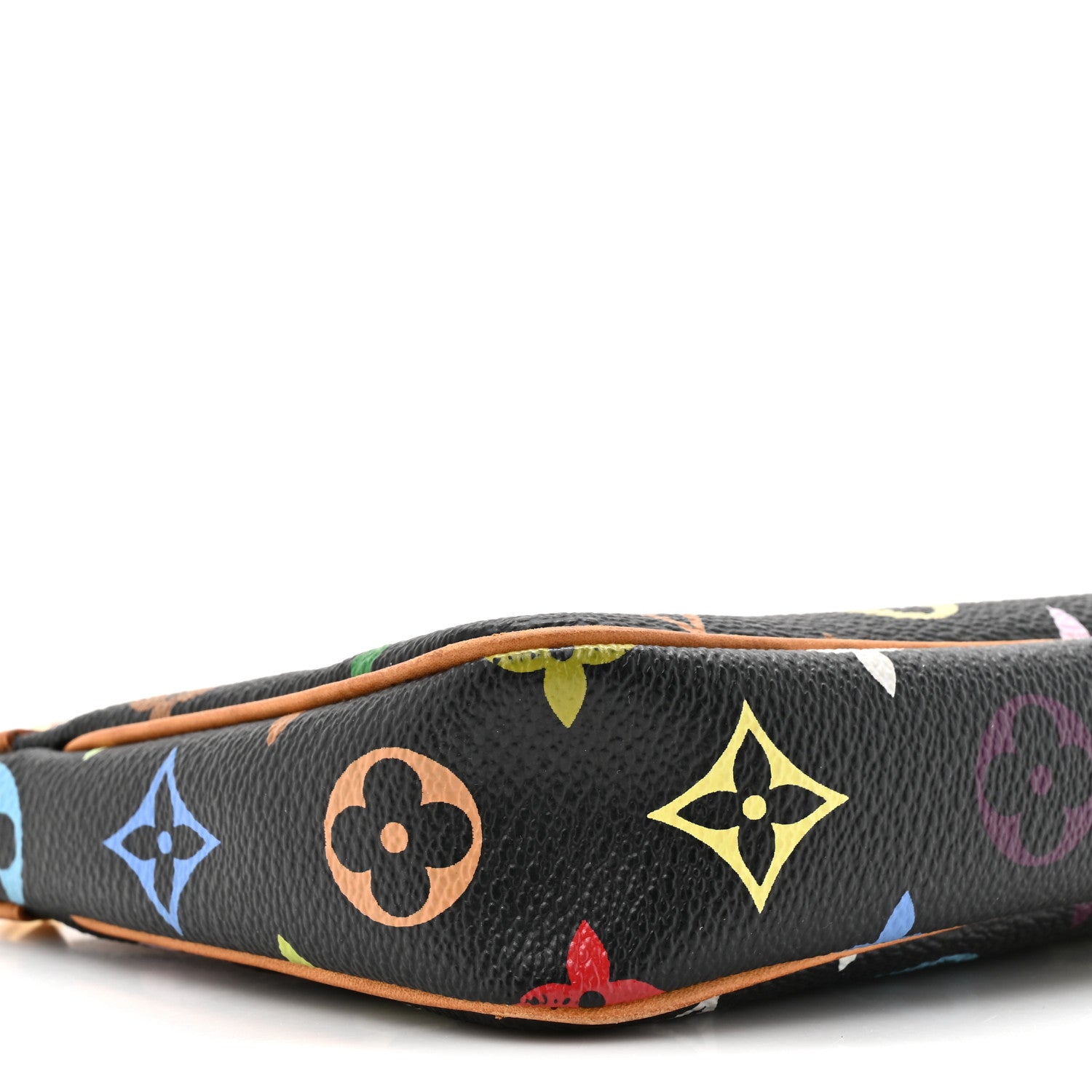 Louis Vuitton Monogram Multicolor Pochette Accessories Black 10 of 18