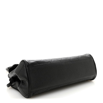 Chanel Grained Calfskin Stitched Urban Essentials Small Shopping Bag Black 4 of 10