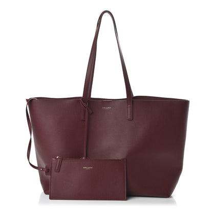 Saint Laurent Calfskin Large Shopping Tote Carmin 1 of 11