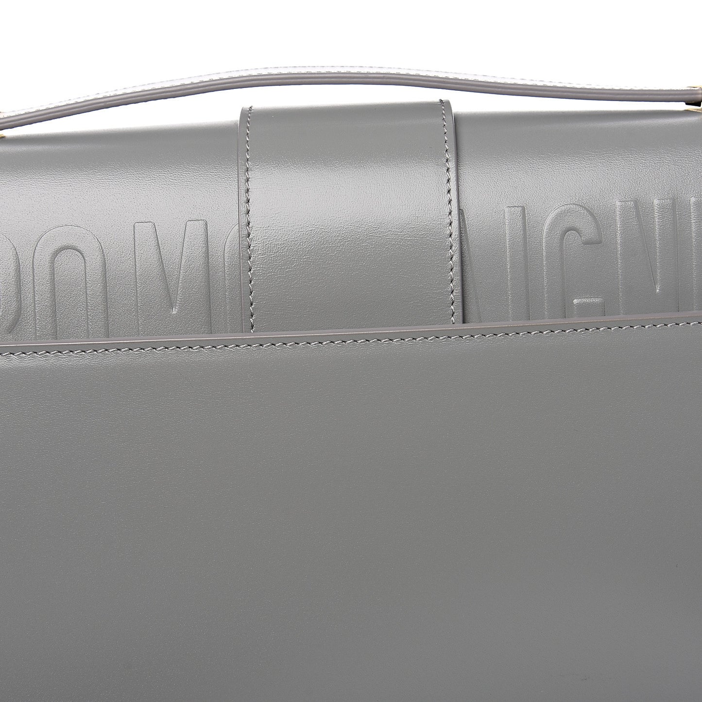 Smooth Calfskin 30 Montaigne Flap Bag Gray