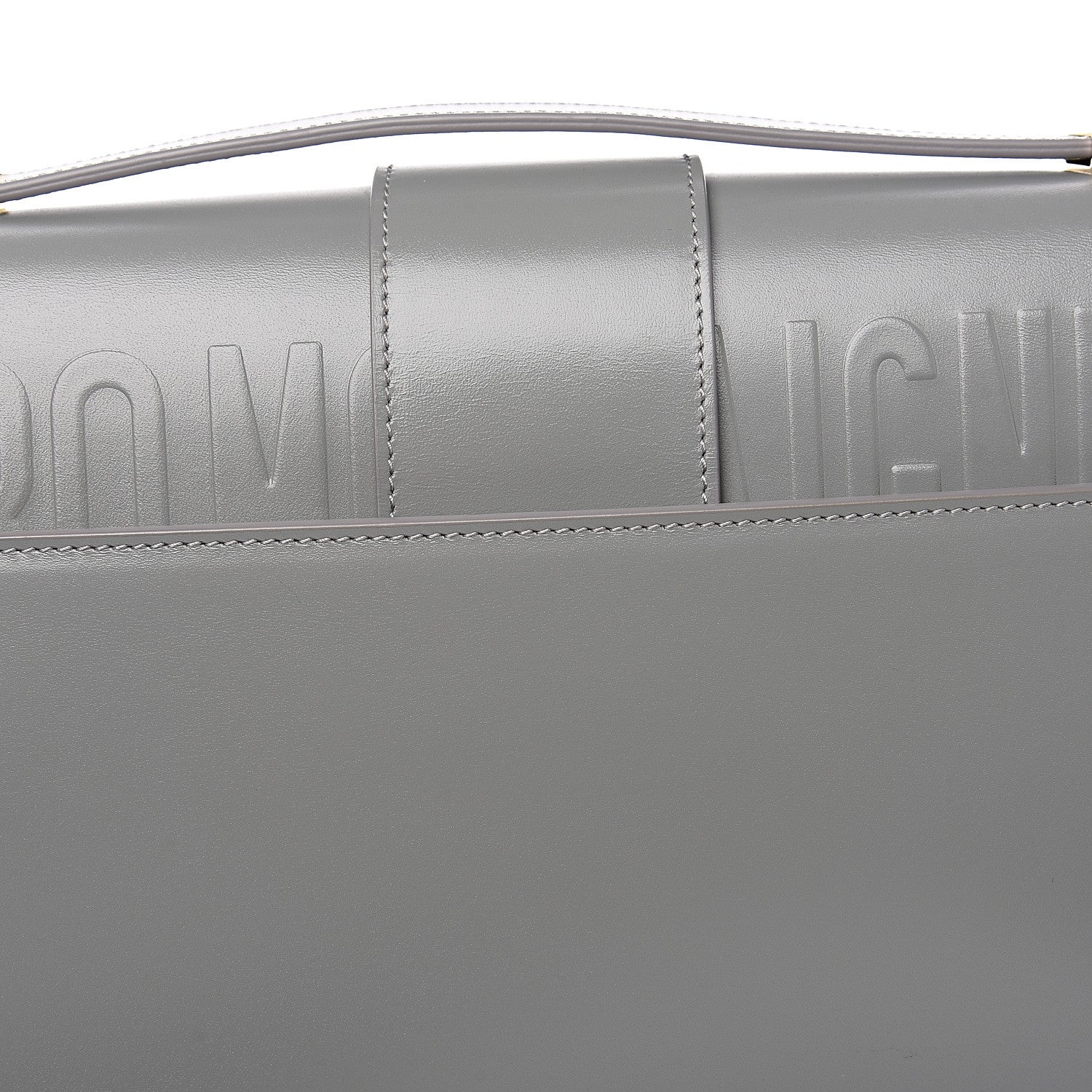 Christian Dior Smooth Calfskin 30 Montaigne Flap Bag Gray 6 of 9