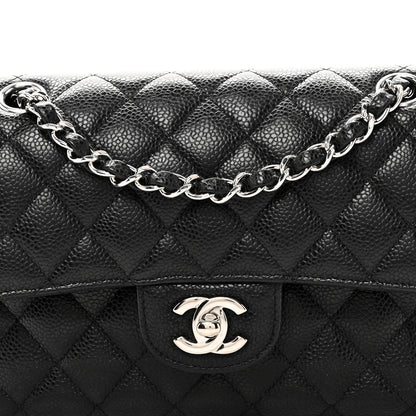 Chanel Caviar Quilted Small Double Flap Black 8 of 10