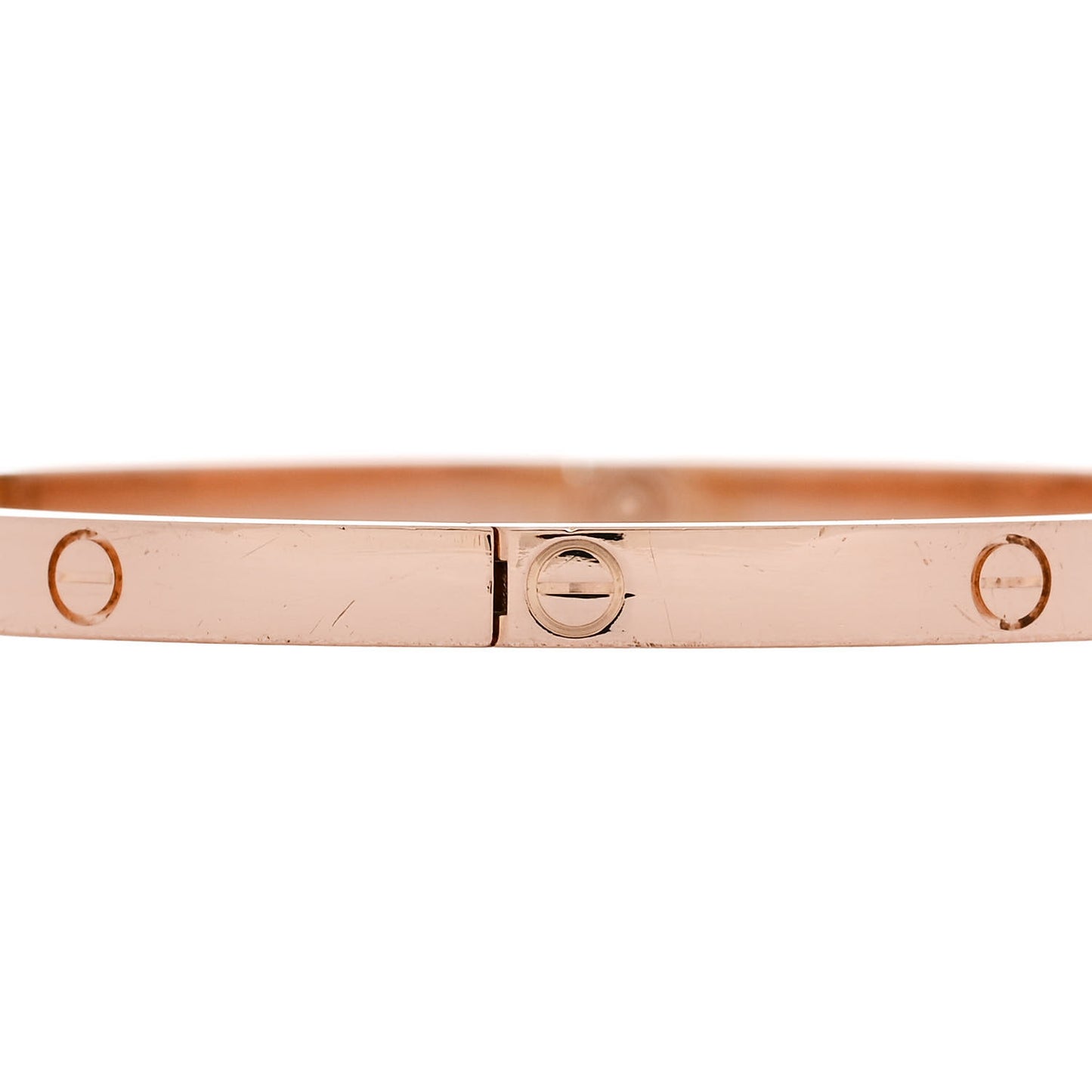 18K Pink Gold Small LOVE Bracelet 17