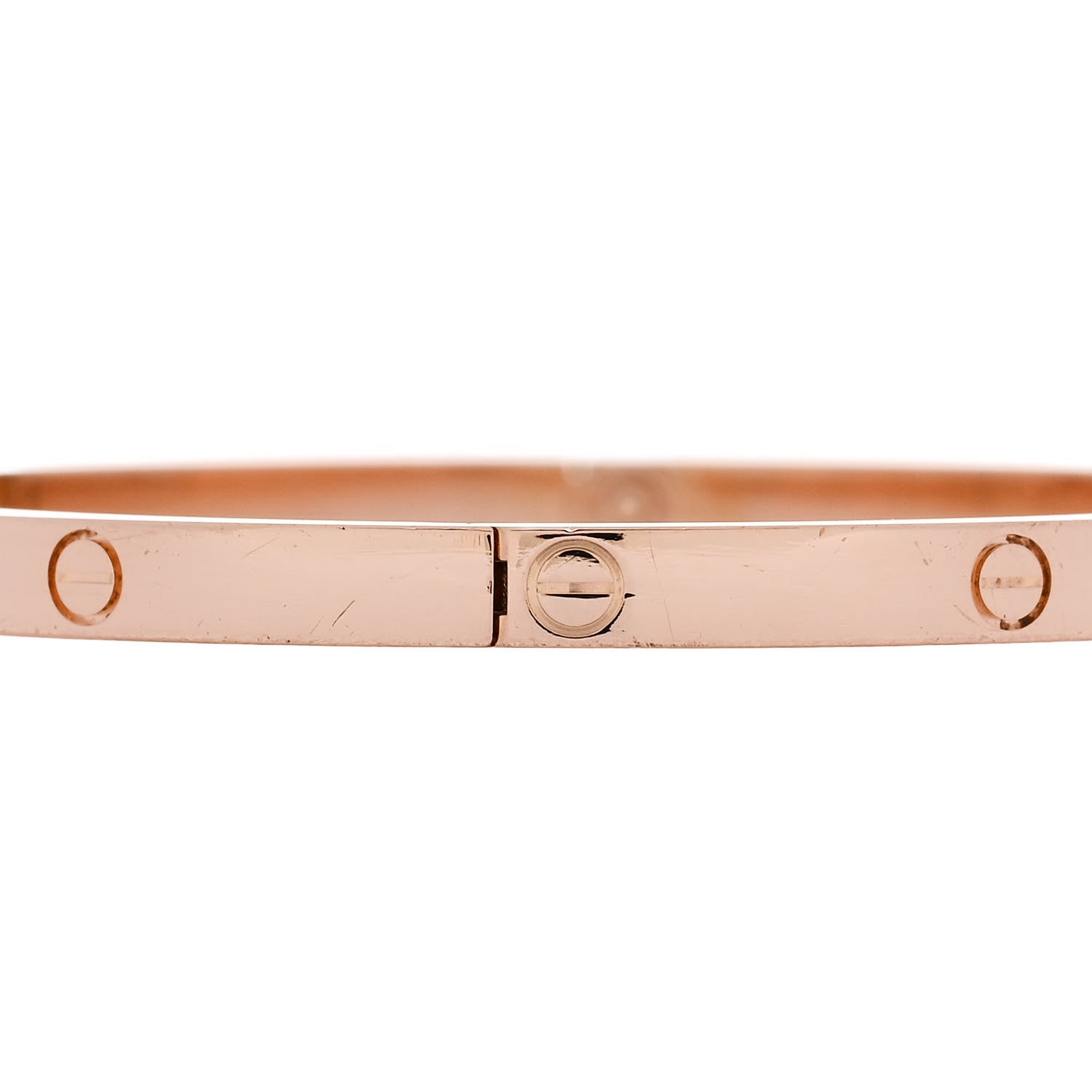 Cartier 18K Pink Gold Small LOVE Bracelet 17 6 of 8