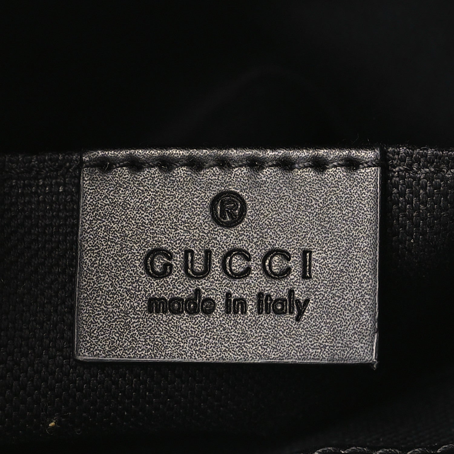 Gucci GG Supreme Monogram Web Small Flat Messenger Bag Black Grey 6 of 9