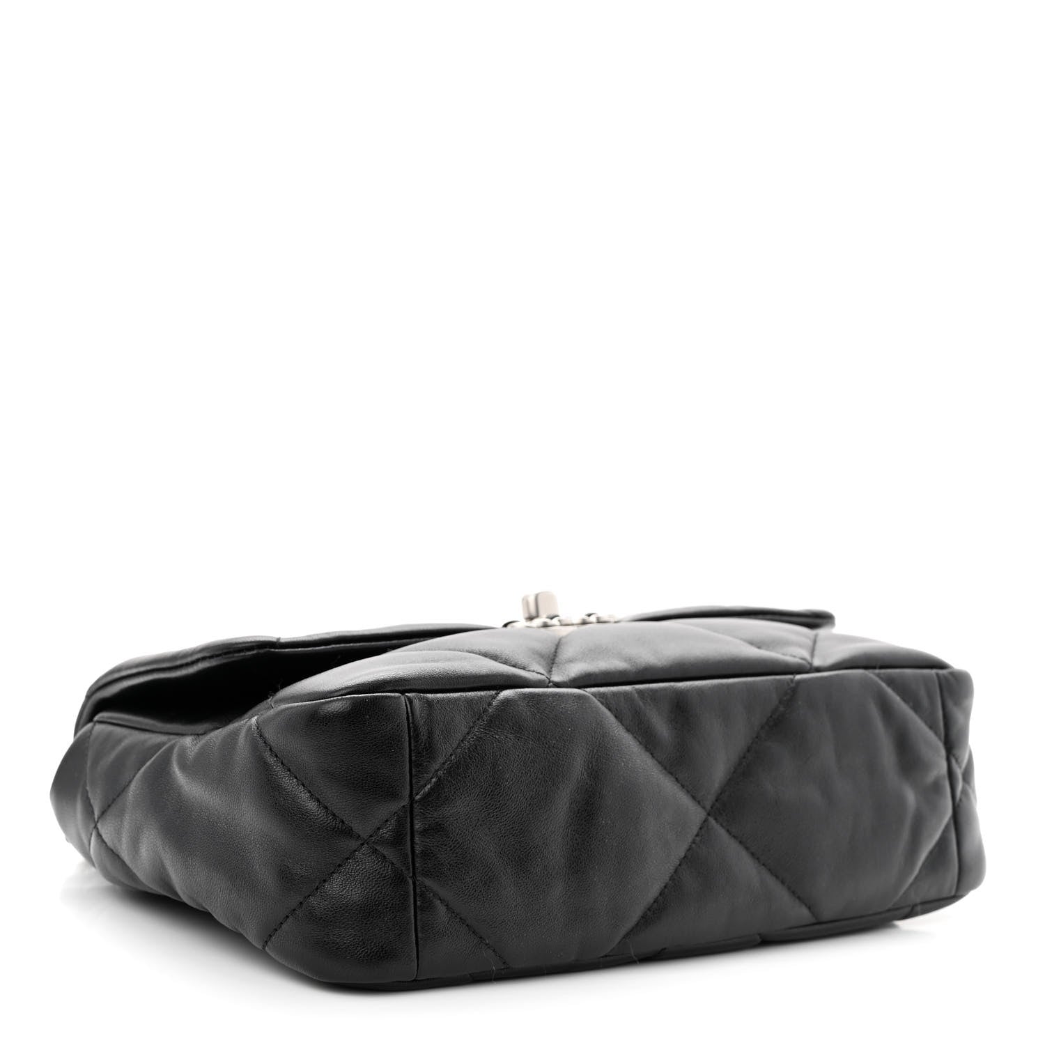 Chanel Goatskin Quilted Medium Chanel 19 Flap Black 4 of 10