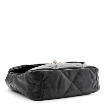 Chanel Goatskin Quilted Medium Chanel 19 Flap Black 4 of 10