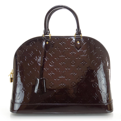 Louis Vuitton Vernis Alma MM Amarante 1 of 7