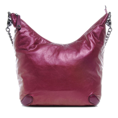 Gucci Metallic Leather Medium Galaxy Hobo Purple 1 of 7