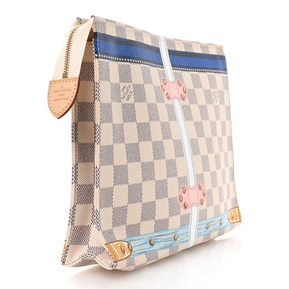 Louis Vuitton Damier Azur Summer Trunks Mykonos Toiletry Pouch 26 3 of 6