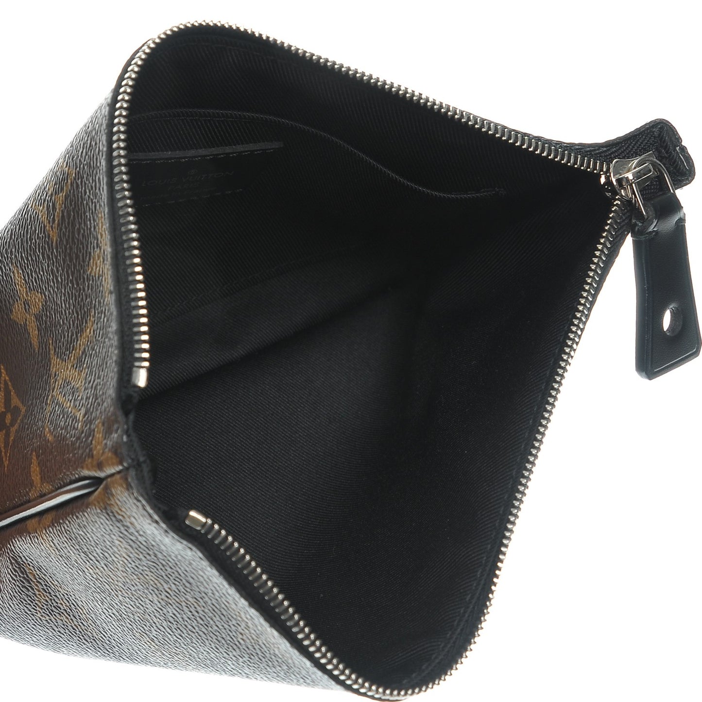Monogram Stripes Pochette Plate PM