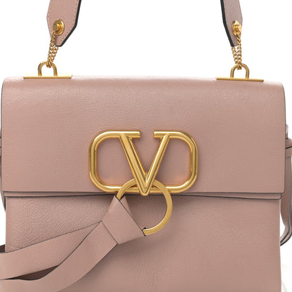 Valentino Garavani Calfskin VRing Shoulder Bag Rose Cannelle 7 of 15