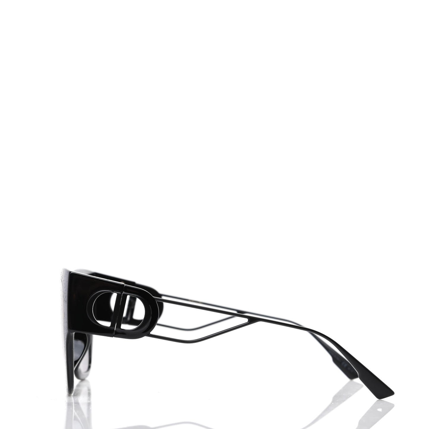 Rectangular 30 Montaigne 1 Sunglasses Black