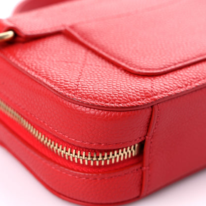 Chanel Caviar Quilted Waist Bag Red 10 of 13