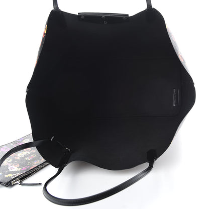 Givenchy Coated Canvas Pansy Print Large Antigona Tote Black 6 of 10