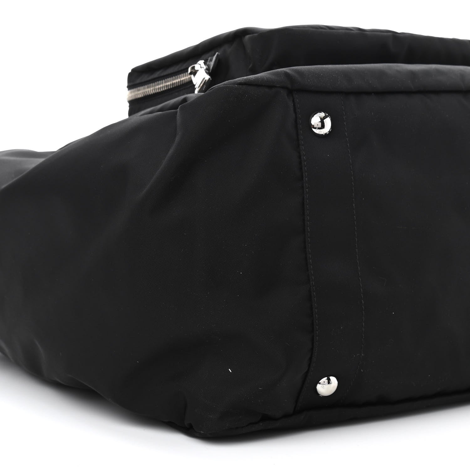 Prada Nylon Vela Baby Bag Black 10 of 11